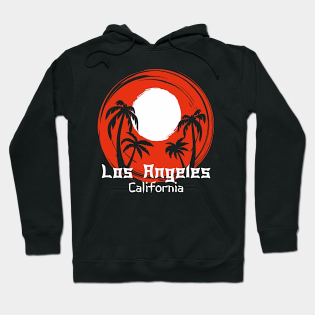 Los Angeles California Hoodie by Jennifer